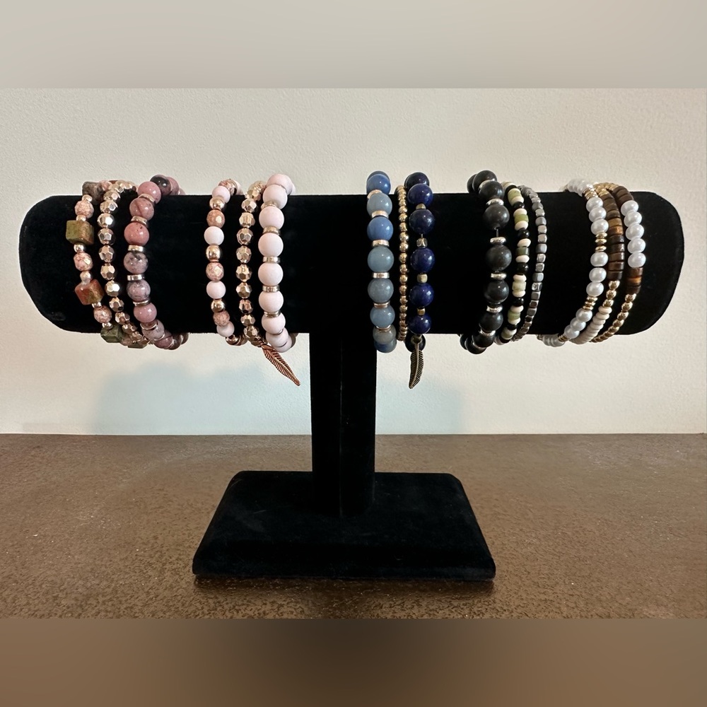 Handmade Beaded Bracelet Stacked Sets!